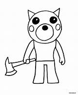 Piggy Doggy Adopt Colorare Ausmalbilder Coloriage Character Puppet Doge Robby Staggering Malvorlagen Xcolorings Minecraft Pagess sketch template