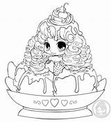 Ice Yampuff Coloriage Dessin Lineart Personnage Imprimer Helado Indya Coloriages Personnages Chibis Colorier Supercoloring Coloringbay sketch template