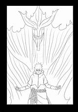 Sasuke Susanoo Lineart Diabolumberto Drawing Deviantart sketch template