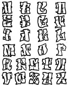 graffitie alphabet graffiti fonts