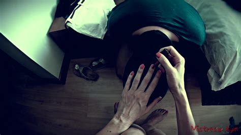 mistress uses slave to polish her nails pov mistress pl