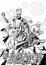 Galaxy Guardians Deviantart Drawings sketch template