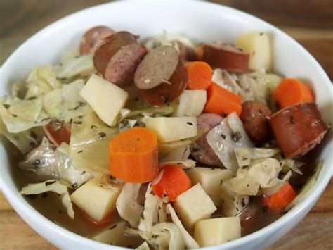 crock pot kielbasa stew recipe  cdkitchencom