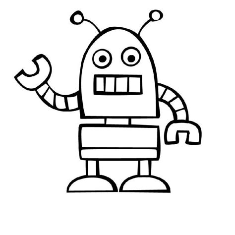 robot coloring pages  kids  worksheets