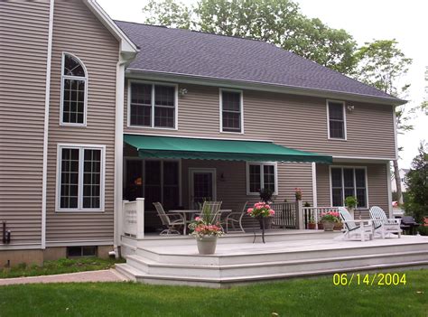 replace  retractable awning fabric  haven awning