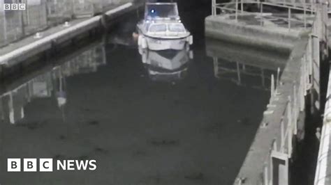 shoreham boat sinking footage released bbc news