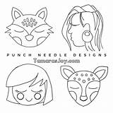 Punch Needle Patterns Printable sketch template