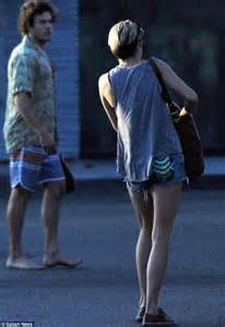 shailene woodley exposes much darker roots as she dons tiny shorts for