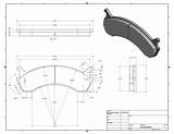 Drawings Draw Technical Brake Pad Drawing Gmail Inventors Dreams Dimensional Reference sketch template