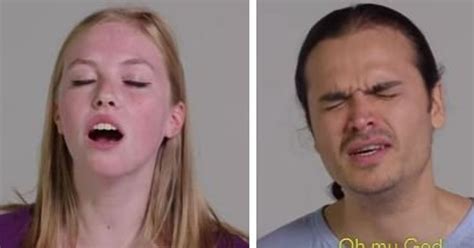 watch 100 people show off their orgasm faces huffpost
