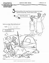 Saul Anoints Lesson Hides Spares Jonathan Maze Printablecolouringpages Biblewise Pinteres sketch template
