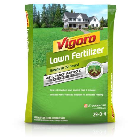 vigoro  sq ft lawn fertilizer pm  home depot