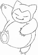 Snorlax Pokemon Coloring Pages Drawing Color Drawings Draw Printable Getcolorings Print Templates Deviantart Getdrawings Template sketch template