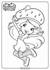 Coloring Strawberry Shortcake Pages Printable sketch template