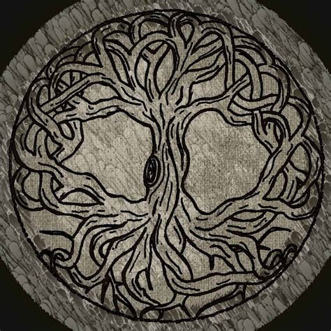 celtic tree  life  crann bethadh irish   world