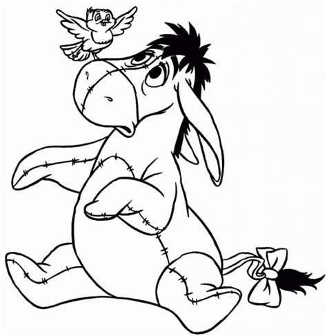 baby eeyore coloring page  printable coloring pages  kids