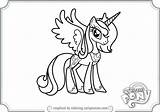 Coloring Luna Pages Princess Pony Little Printable sketch template