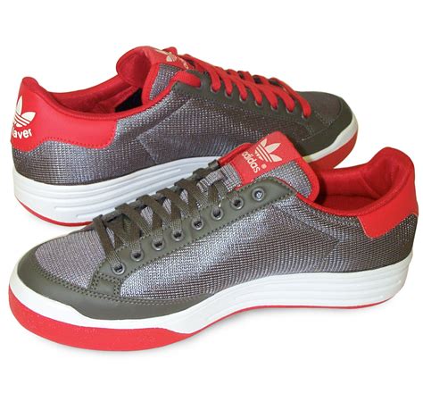 adidas rod laver tennis shoes ironredwhite world footbag