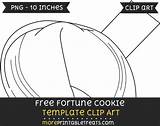 Fortune Cookie Template Clipart Clip Moreprintabletreats Sponsored Links Choose Board sketch template