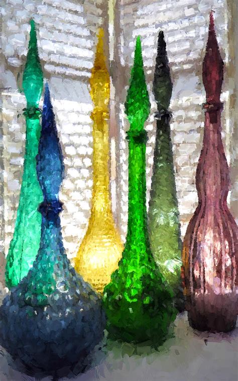 genie bottles photograph  denise beverly fine art america