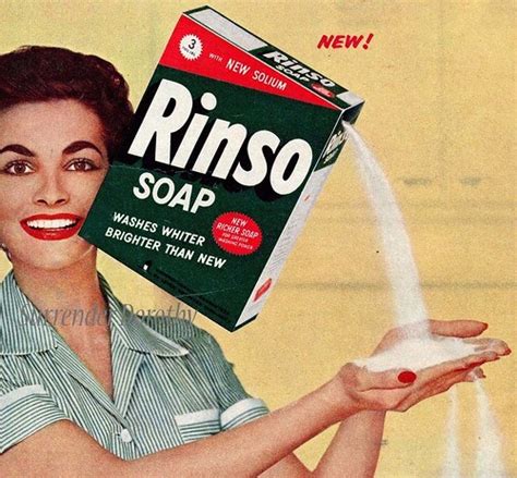 vintage ads rinso blue laundry soap  detail