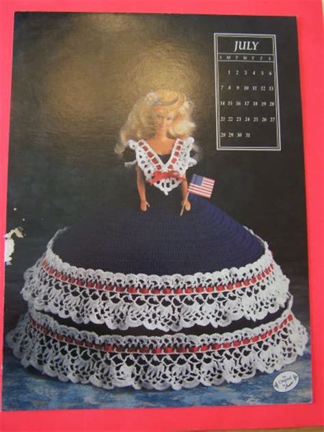 July Annie S Attic Crochet Barbie Bed Doll Dress Pattern