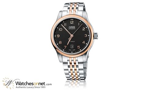 oris classic        mens stainless steel automatic