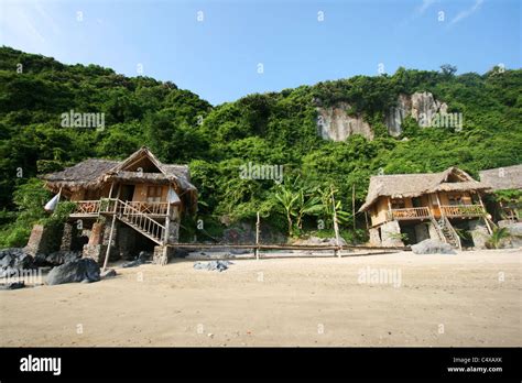beach resort  halong bay vietnam stock photo alamy