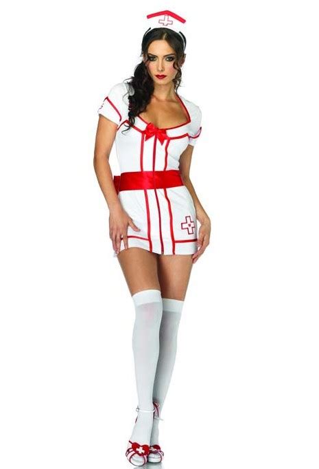 Costumes White Nurse Knockout Costume