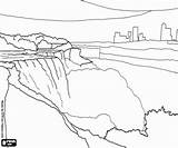 Niagara Falls Coloring Pages Drawing Canada Voluminous Monuments Sights America Other Bridge Waterfalls Border Between 250px 82kb Getdrawings Oncoloring sketch template