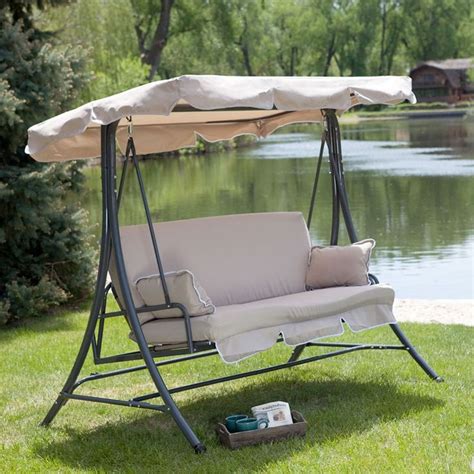 Unusual Outdoor Swings With Canopy For Adults In 2020 Patio Swing