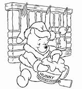 Pooh Winnie Coloring Thanksgiving Pages Library Clipart Printable Christmas sketch template