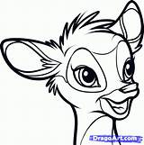 Bambi Dragoart sketch template