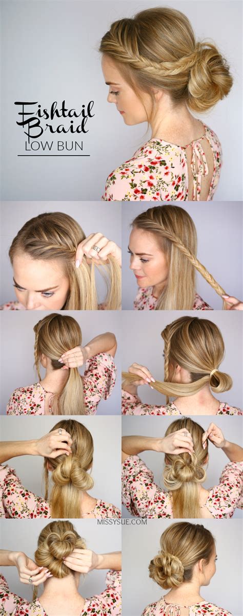 easy ways  create  braided bun hairstyle   minutes