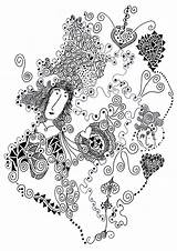 Scarabocchi Warren Sfida Scarabocchio Zentangle Ricevere Accademia Articolo sketch template