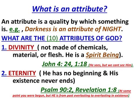 attributes  god powerpoint    id
