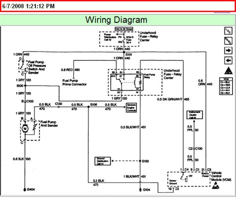 gm fuel pump wiring harness diagram color codes justanswer