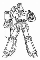 Megatron Coloring Transformers sketch template