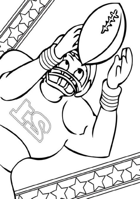 easy  print football coloring pages sports coloring pages