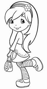 Coloring Pages Shortcake Strawberry Torte Raspberry Cartoon Drawings Para Easy Colouring Colorear Books Cute Coloriage Drawing Kids Disney Sheets Color sketch template
