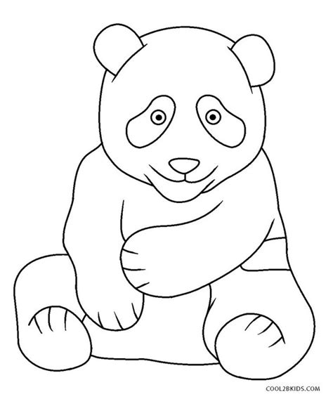 pin  panda coloring pages