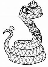 Snake Tulamama sketch template