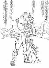 Hercules Disney Megara Coloring Pages Visit Choose Board sketch template