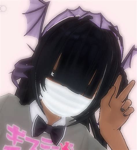 anime character wearing  mask  holding  hand    side   hand