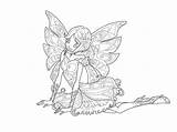 Winx Butterflix Coloring Pages Tecna Tynix Trix sketch template