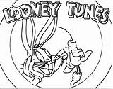 Looney Bugs Bunny Tunes Coloring Time Wecoloringpage Pages sketch template