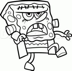 draw zombie spongebob zombie spongebob step  spongebob