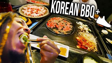 how to eat korean bbq american tries korean bbq for