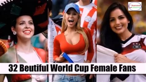 32 Beautiful Female Football World Cup Fans 2018 Youtube