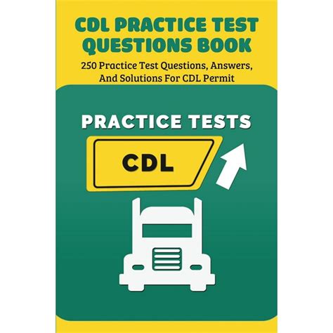 cdl practice test questions book  practice test questions answers